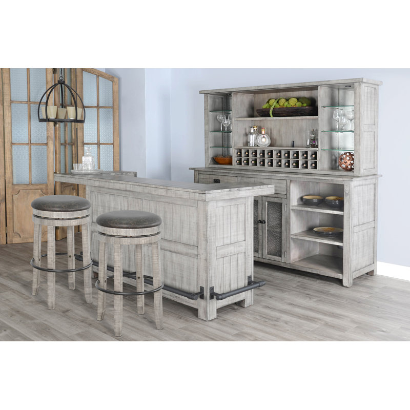 August Grove® Gridley 80'' Home Bar & Reviews Wayfair
